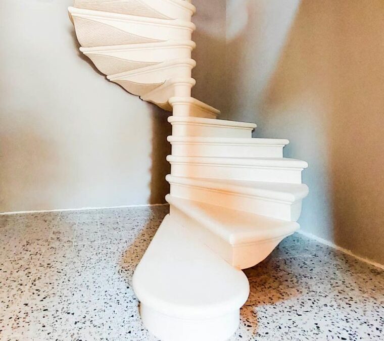  La scala a chiocciola in Pietra di Vicenza