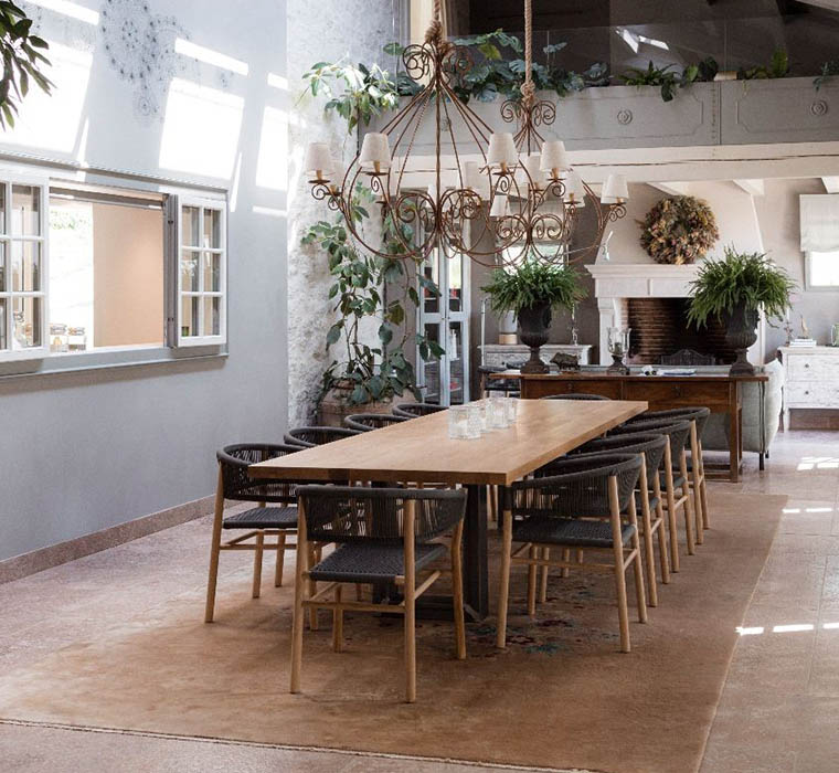 Esempio di pavimento in una casa realizzato da Peotta Arredo